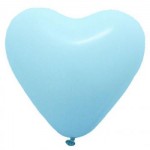 5" Inch Heart Shape Light Blue Balloons ~ 100pcs