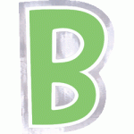 Anagram Stickers Letter "B"