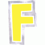 Anagram Stickers Letter "F"