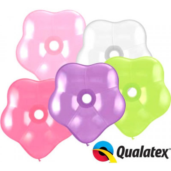 Details about   Qualatex Red Geo Blossom Flower Shaped 6 Inch Latex Balloons 