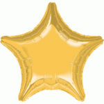 Anagram 19" Inch Star Shape Foil Balloon ~ Gold