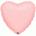 Anagram 9 inch Heart Pastel Pink ~ 1pcs