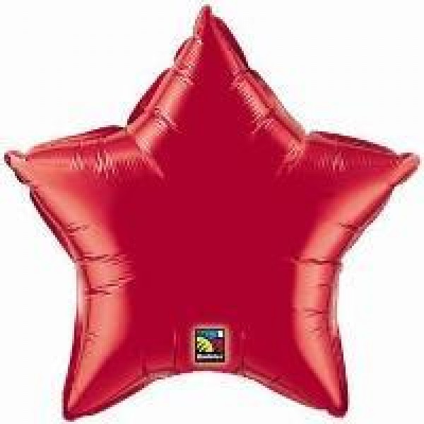 Qualatex 9 Star Ruby Red ~ 10pcs Qualatex