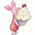 Anagram 26"x31" Piglet & Cupcake