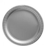 Amscan 22.9cm Silver Plate ~ 20pcs