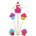 Amscan Cupcake Birthday Candle 5