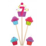 Amscan Cupcake Birthday Candle 7