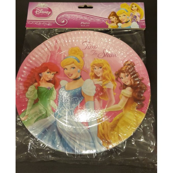 Disney Princess Paper Plates - 8 pcs Amscan