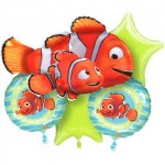 Finding Nemo Balloon Bouquet 5pc
