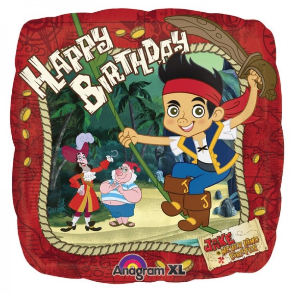 Jake and the Neverland Pirates 18 inch Foil Balloon Anagram