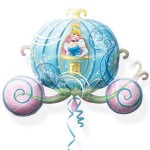 Princess Cinderella Carriage Shaped Jumbo 33 Inch Balloon