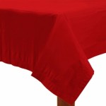 Amscan Apple Red Paper Tablecover 137cm x 274cm
