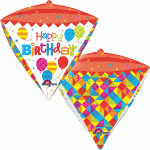 Ultrashape 17" Inch Geometric Birthday Diamondz Balloon