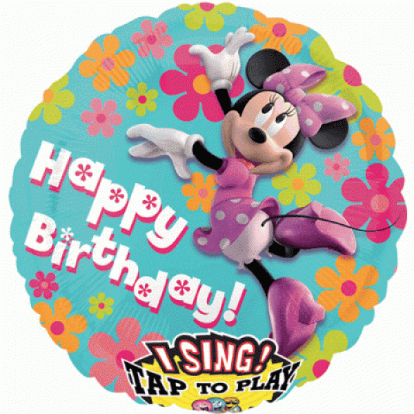 Character Balloons - Sing a Tune 28 Inch Minnie Mouse Balloon