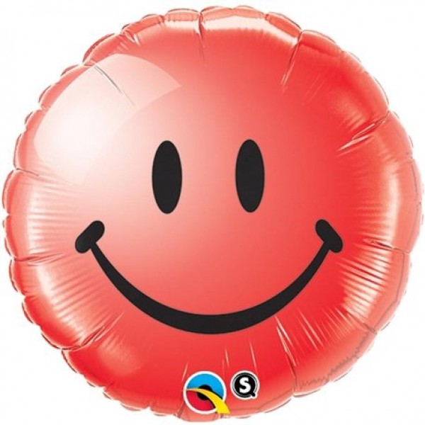 Special Occasion - Qualatex 18 Inch Sweet Smile Face Pink Foil Balloon