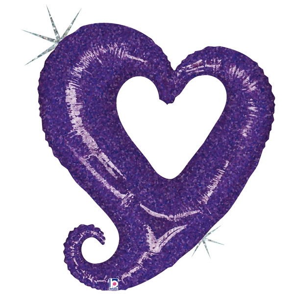 Betallic 37 Chain of Hearts - Purple Holographic Betallic
