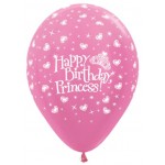 Mytex 12 Inch AO Birthday Princess Fuchsia ~ 10pcs