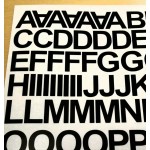 Stickers - Mytex Self Adhesive ABC A-Z Words DIY Balloon Stickers