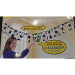 Banner - Amscan Championship Soccer Jumbo Letter Happy Birthday Add an Age Banner
