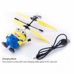 Party Toys - Mini Helicopter Despicable Me Minions Induction Sensor Flying Aircraft