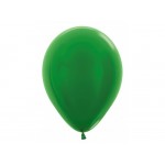 Mytex 11 Inch Metallic Green Round Balloon ~ 100pc