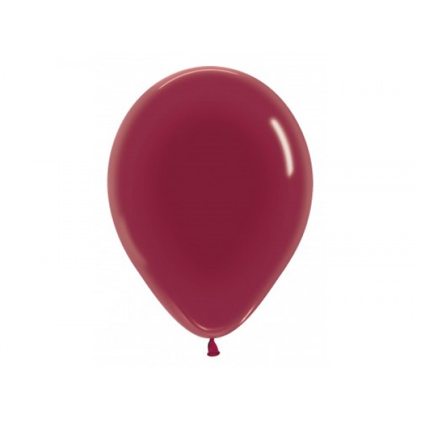 5 Inch Round Balloons - Mytex 5 Inch Fashion Burgundy Round Balloon ~ 100pcs