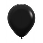 18 Inch Solid Black Color Round Balloon