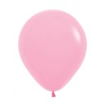 18 Inch Solid Bubblegum Pink Color Round Balloon