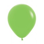 18 Inch Solid Lime Green Color Round Balloon