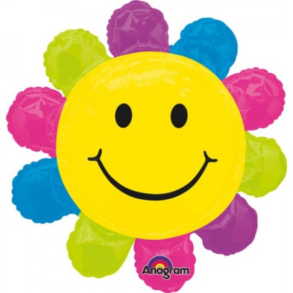 Special Occasion - Anagram 29 x 29 inch Happy Face Daisy