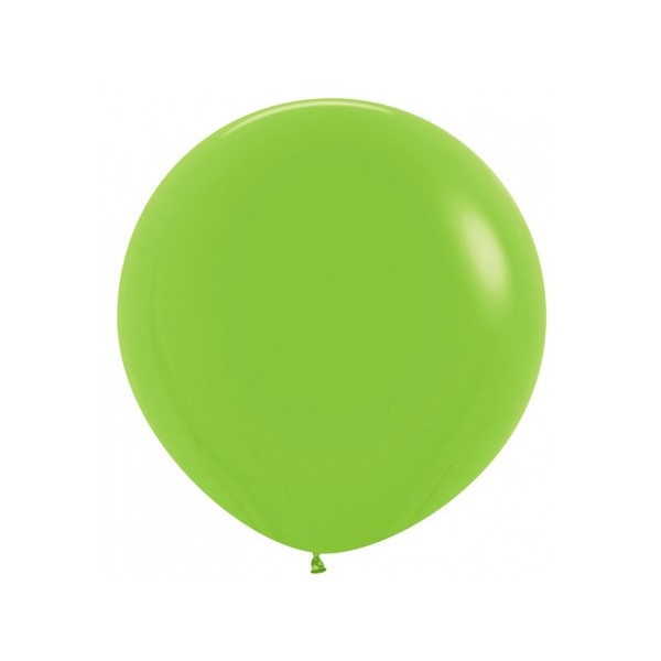 36 Inch 3FT Round Balloons - Sempertex Giant 3ft Solid Lime Green Round Balloon 031