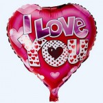 Mytex 18" Inch I Love You Heart Shape Multi-Hearts Balloon 