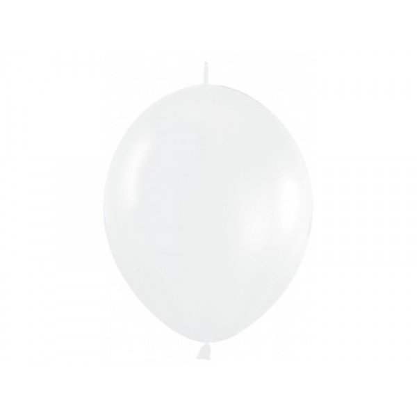LINK-O-LOON® - Mytex 12 Inch Link-O-Loon Fashion White Balloon 005 ~ 50pcs