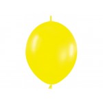 Mytex 6" Inch Link-O-Loon Fashion Yellow Balloons 020 ~ 100pcs