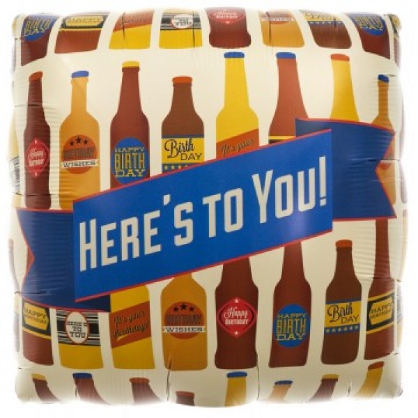 Special Occasion - Northstar 18 Inch Here's to You Beer Balloon