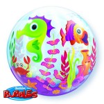Single Bubbles - Qualatex 22 Inch Fun Sea Creatures Bubble Balloon