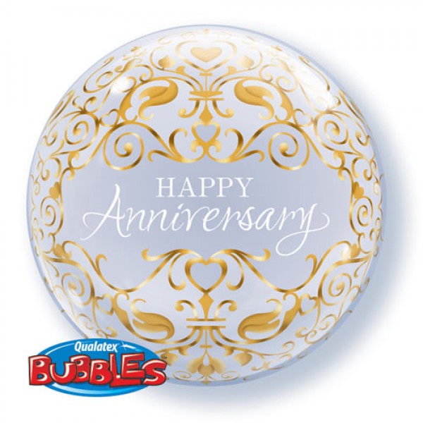 Single Bubbles - Qualatex 22 Inch Anniversary Classic Bubble Balloon