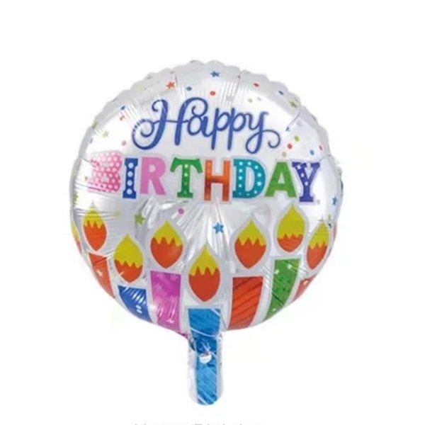 Birthday Balloons - Mytex 18 Inch Happy Birthday Big Candles ~ 2pcs