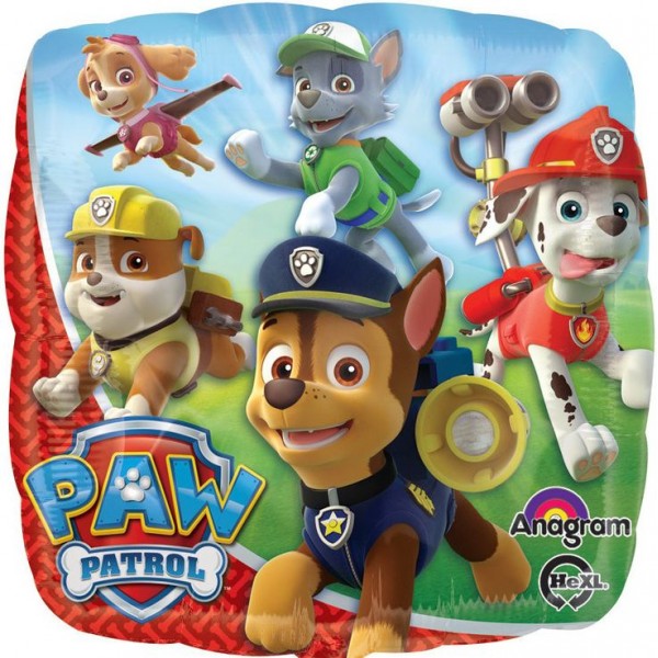Movies And Cartoons - Anagram 17 Inch Paw Patrol Square Foil Balloon