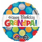 Anagram 18 Inch Happy Birthday Grandpa Polka