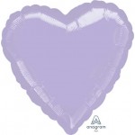 Anagram 32 Inch Pastel Lilac Heart Foil Balloon	