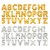 Betallic 40" Inch Gold/Silver Alphabets Giant Letter Foil Balloons A-Z