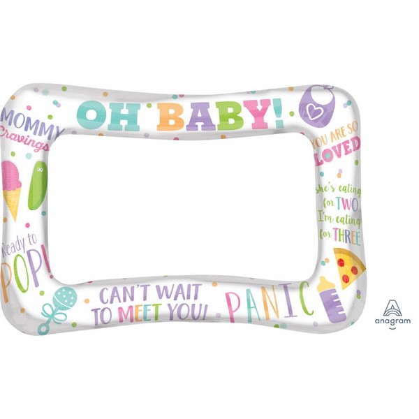Decorator & Themed - Anagram Baby Shower Selfie Frame ~ 58cm x 40cm