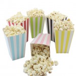 Popcorn Items - Colorful Design Popcorn Boxes For Party ~ 6pcs