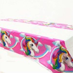 Birthday Party Unicorn Pony Table Cover