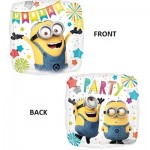 Character Balloons - Anagram 18 Inch Minions Square Birthday Party Balloon