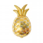 Mytex 32 Inch Golden Pineapple Foil Balloon ~ 2 pcs