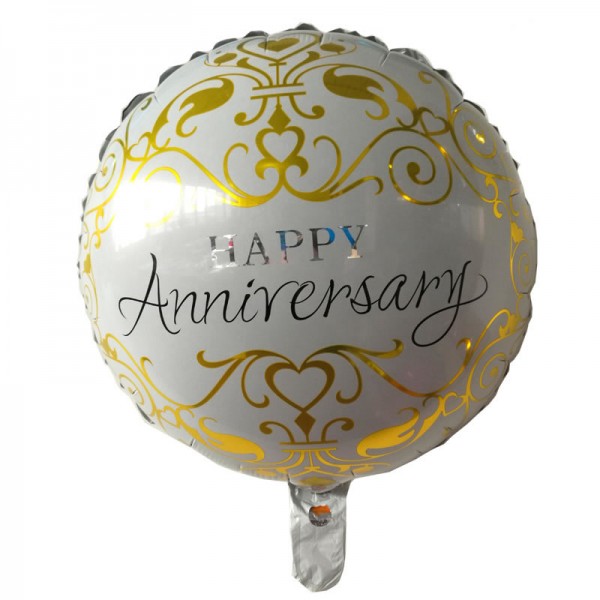Anniversary Celebration - Mytex 17 Inch Anniversary Classic Balloon ~ 2pcs