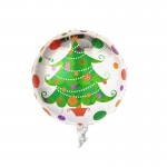 Mytex 17 Inch Christmas Tree Round Foil Balloon ~ 2pcs