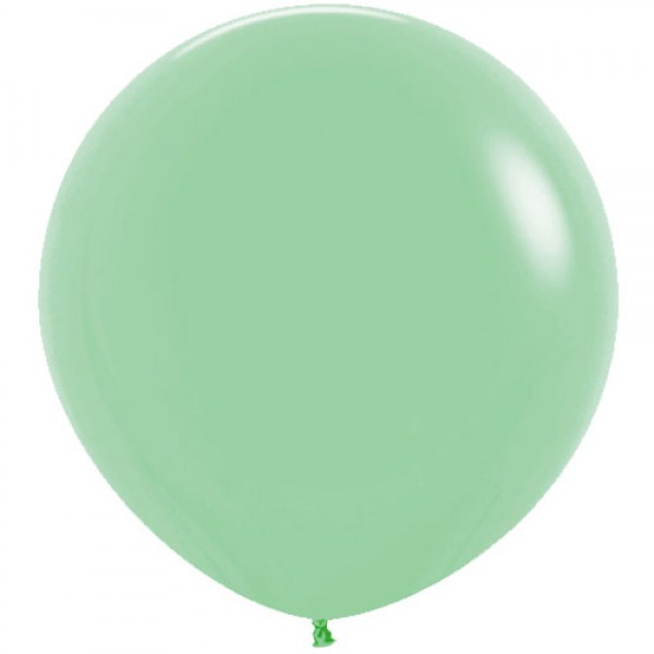 36 Inch 3FT Round Balloons - Sempertex Giant 3ft Mint Green Round Balloon